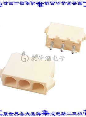 350583-4 针座连接器3POS接头6.35mm公形插针通孔直针镀金