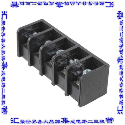 386608805 0386608805端子块连接器5电路隔板接线座12.7mm螺钉带