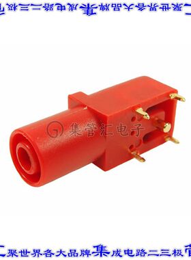 FCR7350R 接插件连接器4MM PANEL SKT S16N-PC RED