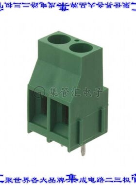 796740-2 线对板连接器2POS接线端子6.35mm通孔水平带板