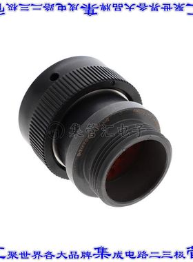 HDP26-24-23PE-L015 圆形连接器23POS插头外壳用于公插针黑色自由