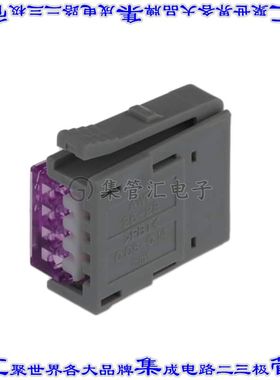 37104-4080-G00 FL 矩形连接器4POS插头2mm公引脚黑色IDC镀金自由