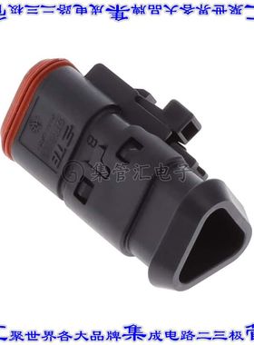 DT06-3S-TE82 矩形连接器外壳3POS插头2排母形插口黑色自由悬挂