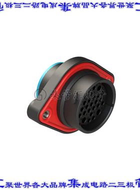 AHDP02-24-27SR-SRA 圆形连接器27POS插座外壳用于母插口黑色面板