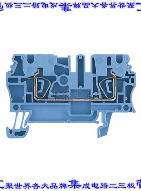 1608520000 端子块连接器2POS馈通式5.1mm蓝色12-30AWG