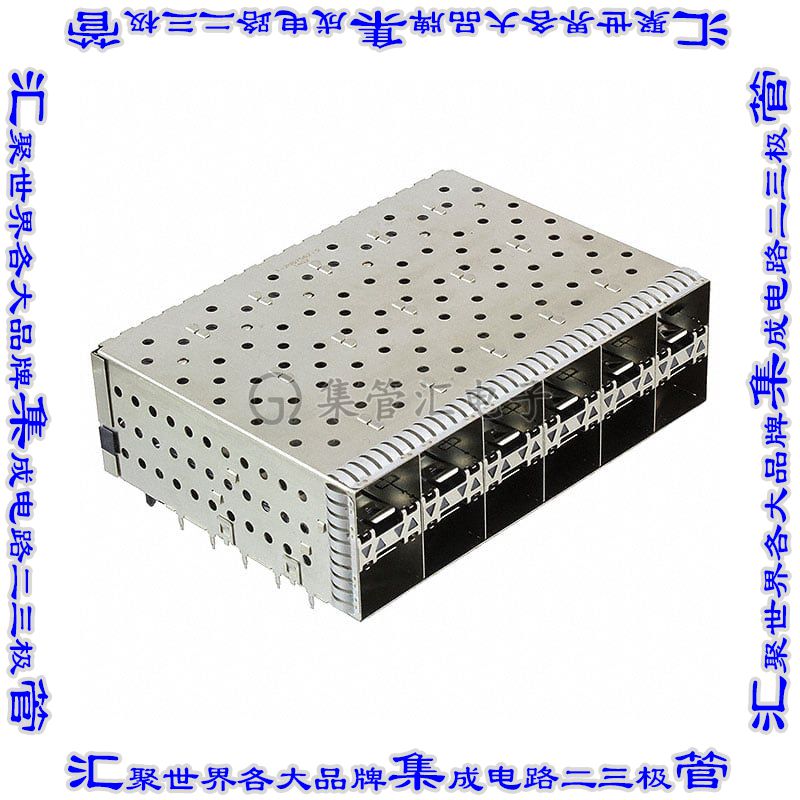 2007562-5 插拔式连接器240(20x12)插座成组(2x6)SFP+通孔直角压