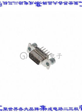 DEMV9SNA197 连接器9POS插座母插口2排D-Sub面板安装通孔