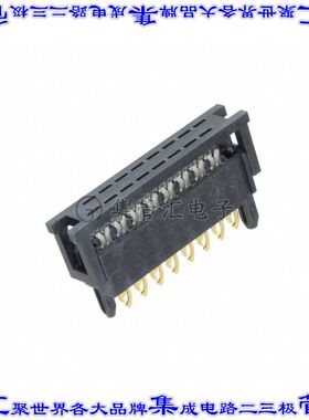 490107671612 连接器16POS带状缆线2排1.27mm通孔IDC28AWG黑色