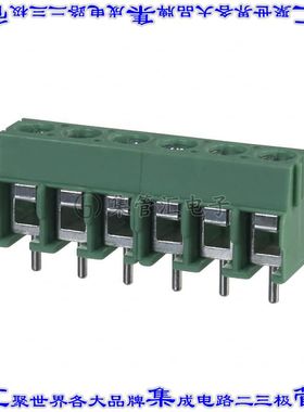 1935200 线对板连接器6POS接线端子5mm通孔水平带板