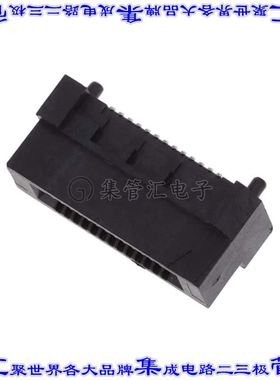 HSEC8-113-01-L-DV-A-PE 卡边缘连接器26POS母头2排0.8mm黑色镀金