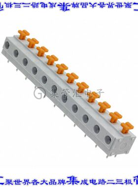 691411410011 线对板连接器11POS接线端子7.62mm通孔水平带板