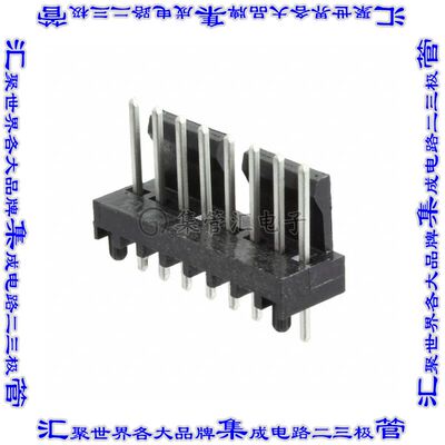 647609-8 针座连接器8POS接头2.54mm公形插针通孔直针锡
