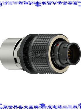 C10WAM-PD1XMM0-0000 圆形连接器12POS插头公引脚焊杯镀金自由悬