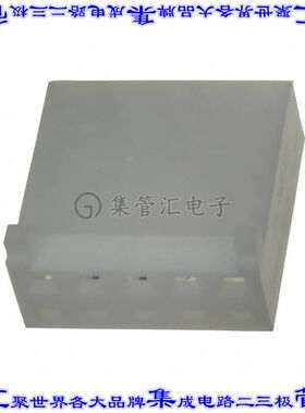1375820-5 矩形连接器外壳5POS插座2.54mm母形插口白色自由悬挂