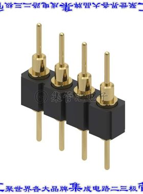 342-10-104-00-591000 连接器4POS接头2.54mm延长接线柱通孔镀金