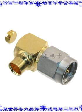 132201 同轴连接器SMA插头公引脚焊接50欧姆自由悬挂直角