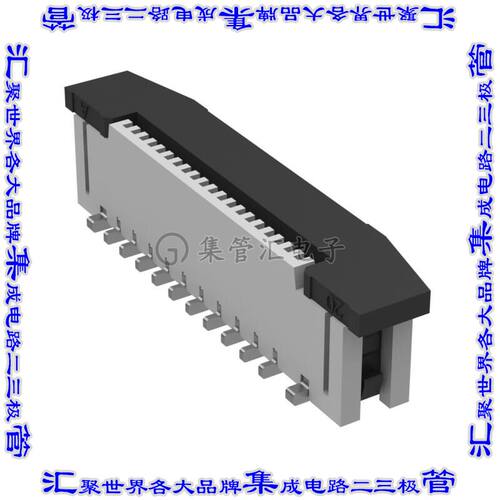 CF20201V0R0-NH 连接器20POS FFC/FPC 0.5mm触头垂直单侧表面贴装