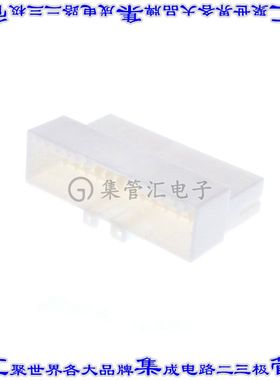 936133-1 矩形连接器外壳26POS插座2排公形引脚白色自由悬挂
