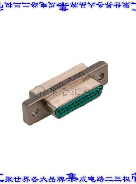 DCCM25PSBN 连接器25POS插头公引脚2排D-TYPE型面板安装