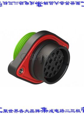 AHDP02-24-16SN-WTA 圆形连接器16POS插座外壳用于母插口黑色面板