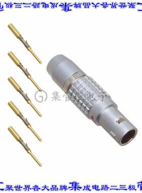 FGG.0B.305.CYCZ 圆形连接器5POS插头公引脚压接镀金自由悬挂