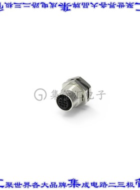 216A-05FSF 圆形连接器5POS插座母插口焊接镀金面板安装通孔