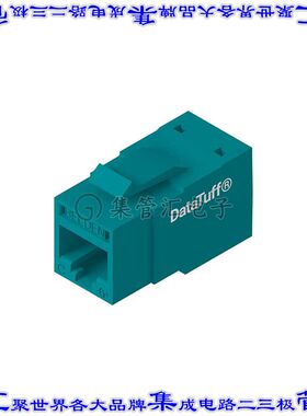 RV6IJ2UTE-B24 接插件连接器INDUS REVCONN CAT6 JACK TEAL