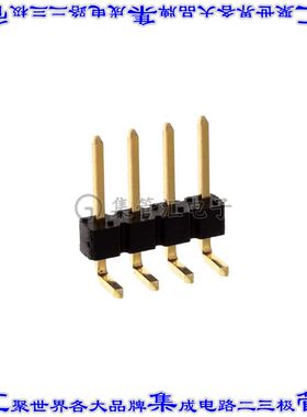 10129379-904002BLF 针座连接器4POS可切割2.54mm公形插针通孔直