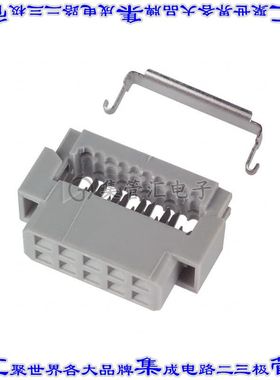 152210-0103-GB 矩形连接器10POS插座2排2mm母插口灰色IDC镀金自