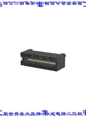 MBB-VM-20-62-30-00 卡边缘连接器40POS母头2排0.8mm黑色镀金