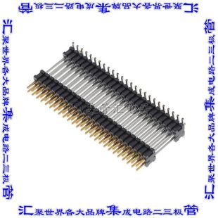 连接器50POS针座间隔柱2排1.27mm表面贴 100 445