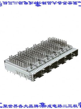 2198235-3 插拔式连接器外壳成组(1 x 6)SFP+通孔直角压配