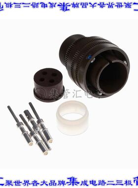 GTC06R18-10P 圆形连接器4POS插头公引脚压接银自由悬挂