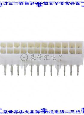 1-794108-0 针座连接器24POS接头2排4.14mm公形插针通孔直角锡