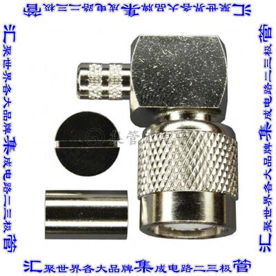 122414 同轴连接器TNC插头公引脚焊接50欧姆自由悬挂直角