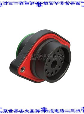 AHDP02-24-14SN-SRA 圆形连接器14POS插座外壳用于母插口黑色面板