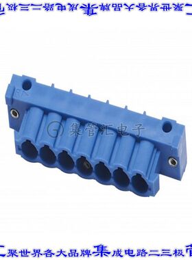 10156987 针座连接器7POS接头8.4mm公形插针通孔镀金