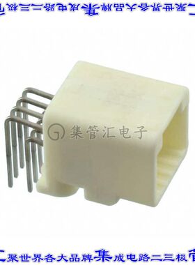 1376350-9 针座连接器8POS接头2排2.2mm公形插针通孔直角锡