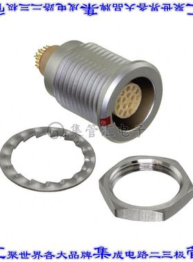 FLBC-16EGFS-GCP-001 圆形连接器16POS插座母插口焊杯镀金面板安