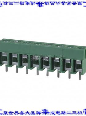 1935226 线对板连接器8POS接线端子5mm通孔水平带板