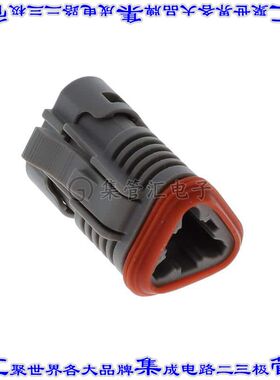 IT06-3S-000-N 矩形连接器外壳3POS插头2排母形插口灰色自由悬挂