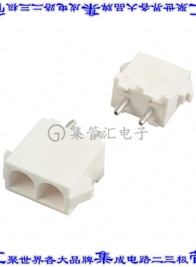 350786-1 针座连接器2POS接头6.35mm公形插针通孔直针锡