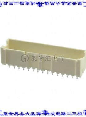 3-1969570-0 针座连接器30POS接头2排2.5mm公形插针通孔直针锡