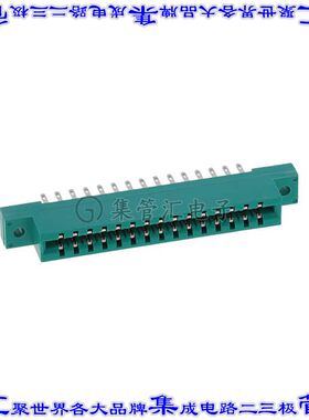 337-030-500-202 卡边缘连接器30POS母头2排3.96mm绿色镀金