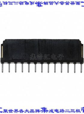 76384-313LF 针座连接器13POS接头2.54mm公形插针通孔直针镀金