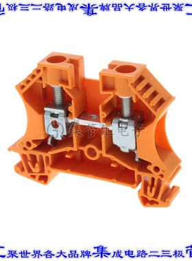 1020360000 端子块连接器2POS馈通式9.9mm橙色6-18AWG