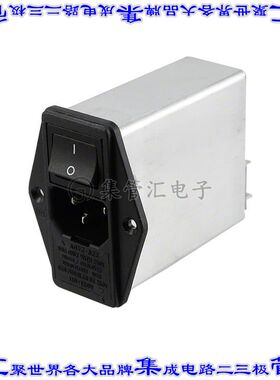 10EK3M 电源接入连接器3POS插座公插片模块IEC320-C14面板安装法