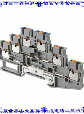 3210538 端子块连接器6POS馈通式5.2mm灰色12-26AWG