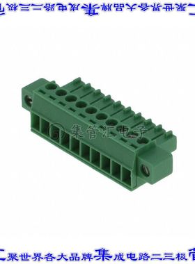 SH10-3,50-K 端子块连接器10POS插头母插口3.5mm绿色自由悬挂