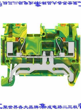 REB-B2B-YG 端子块连接器2POS馈通式5.2mm绿色黄色12-26AWG